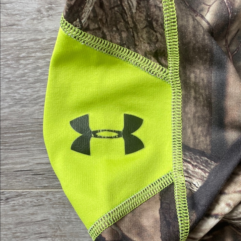 Under Armour Men's Camo EVO Scent Control Base Layer Pants Legging - Picture 5 of 7